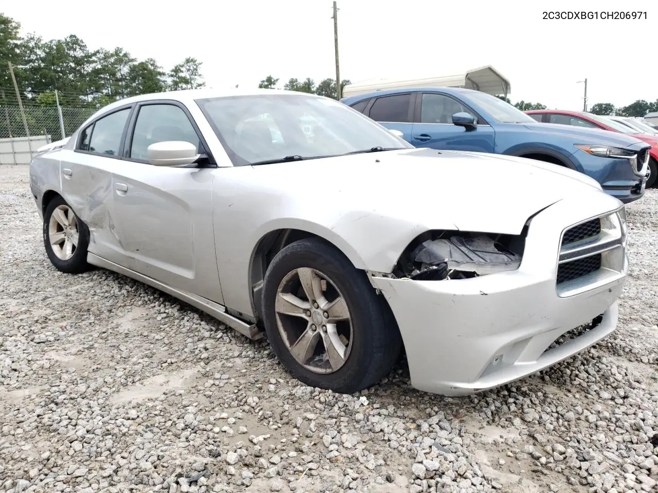 2012 Dodge Charger Se VIN: 2C3CDXBG1CH206971 Lot: 62190415