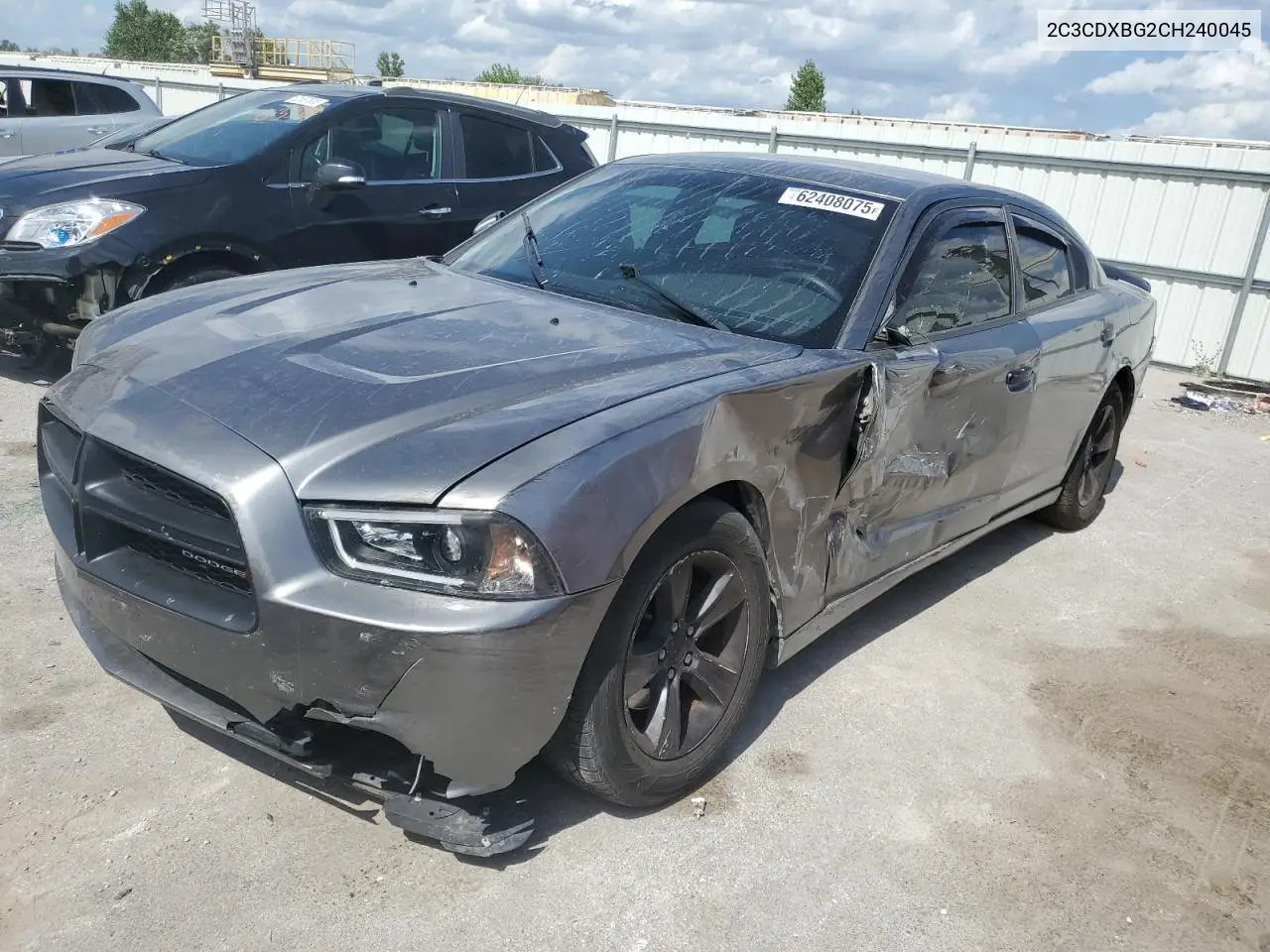 2012 Dodge Charger Se VIN: 2C3CDXBG2CH240045 Lot: 62408075