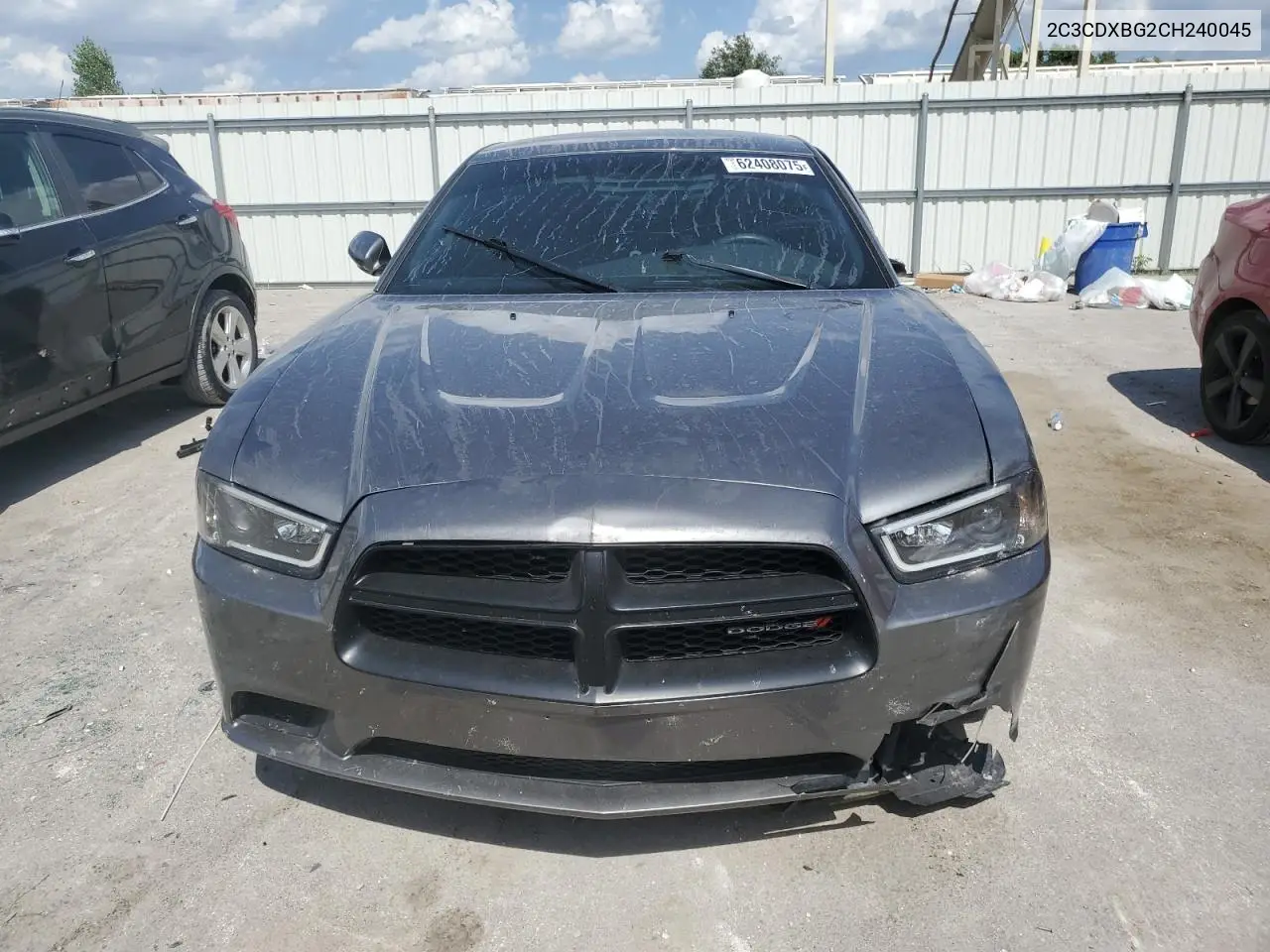 2012 Dodge Charger Se VIN: 2C3CDXBG2CH240045 Lot: 62408075