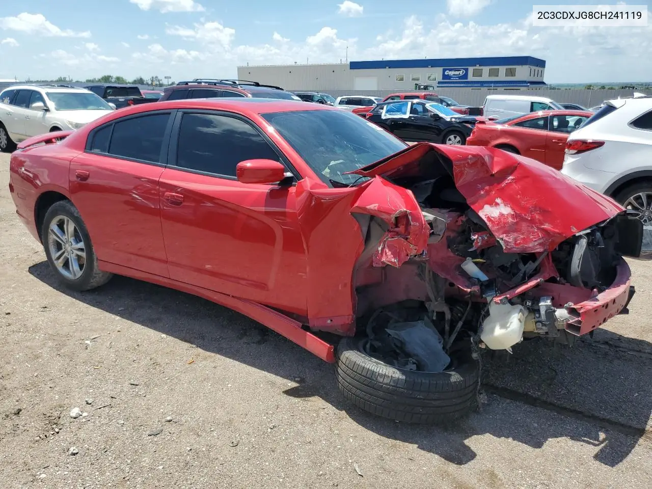2012 Dodge Charger Sxt VIN: 2C3CDXJG8CH241119 Lot: 62420585