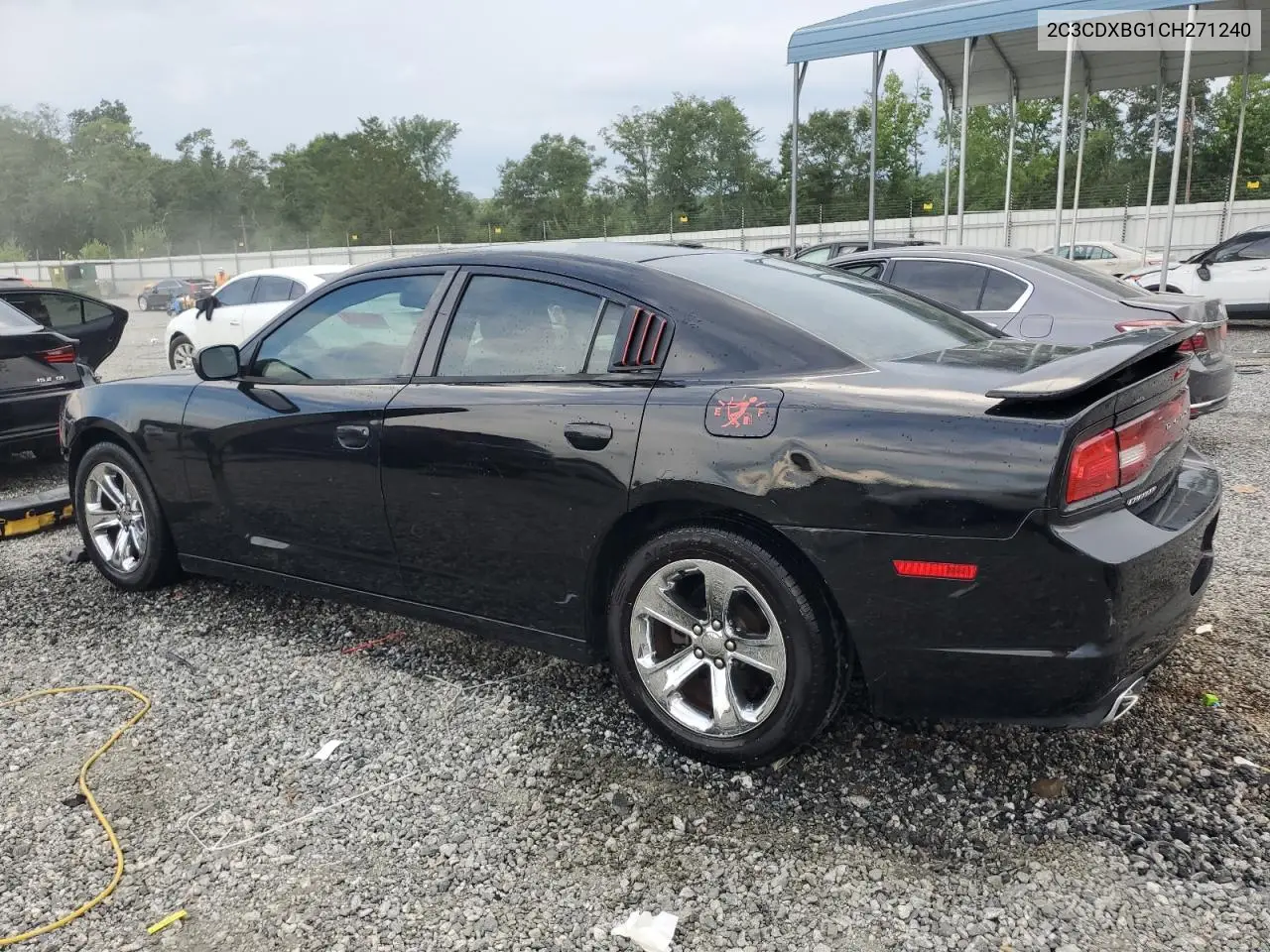 2012 Dodge Charger Se VIN: 2C3CDXBG1CH271240 Lot: 62921745
