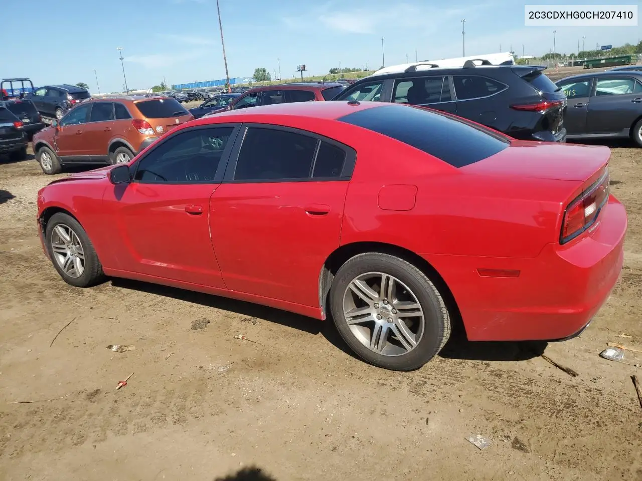 2012 Dodge Charger Sxt VIN: 2C3CDXHG0CH207410 Lot: 65924105