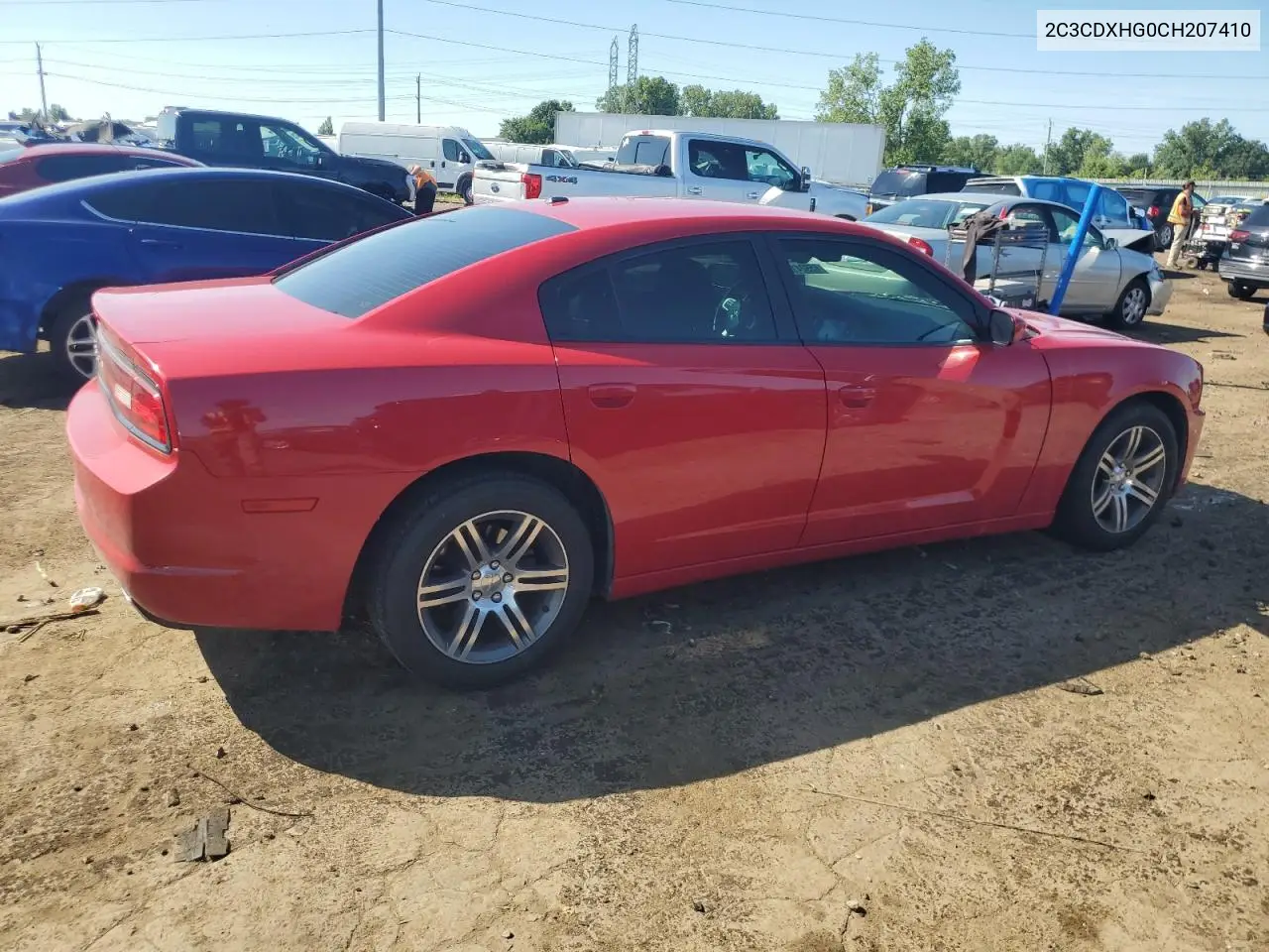2012 Dodge Charger Sxt VIN: 2C3CDXHG0CH207410 Lot: 65924105