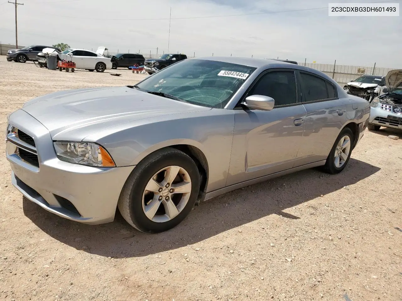 2013 Dodge Charger Se VIN: 2C3CDXBG3DH601493 Lot: 55842445