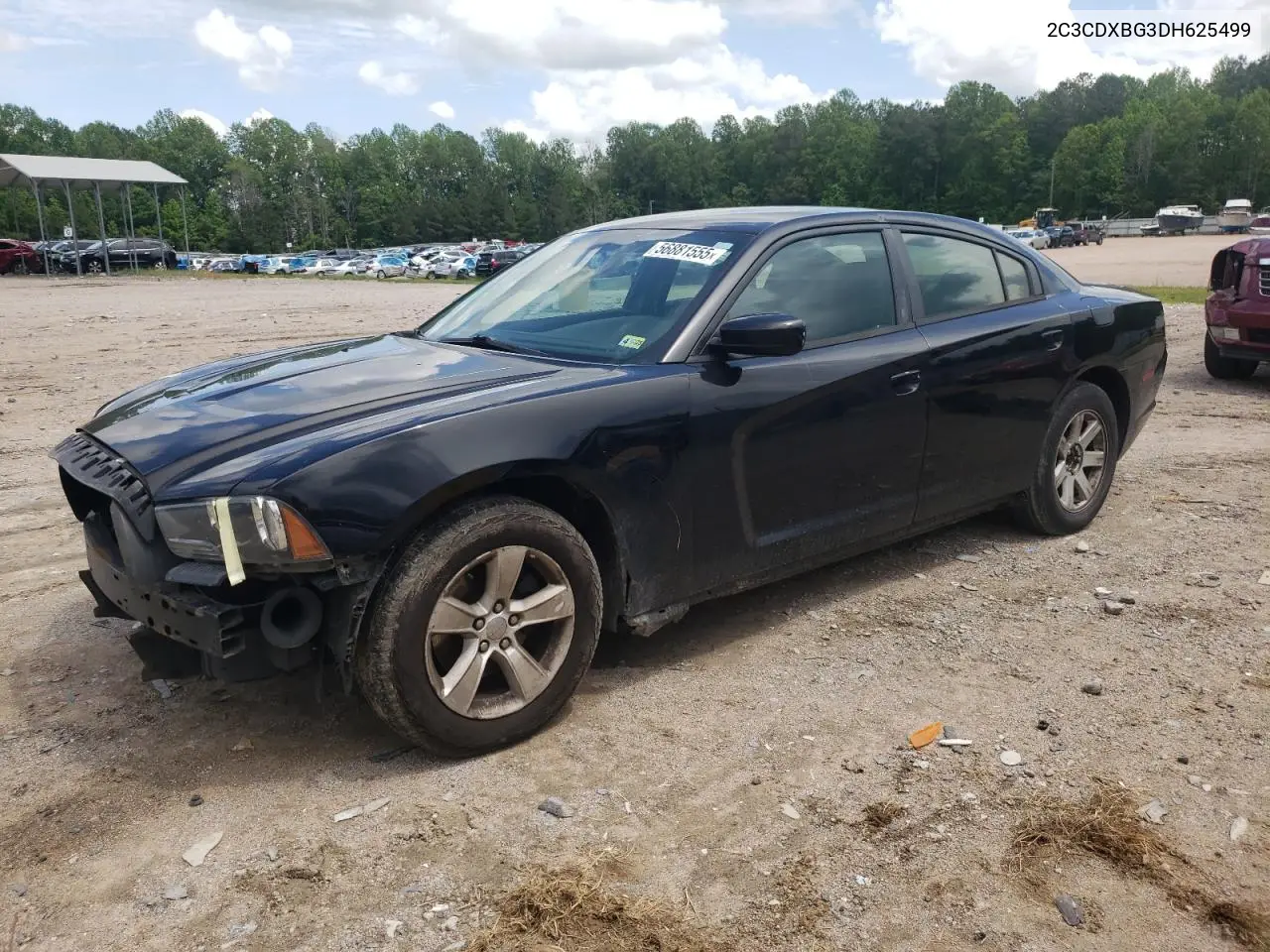 2013 Dodge Charger Se VIN: 2C3CDXBG3DH625499 Lot: 56881555