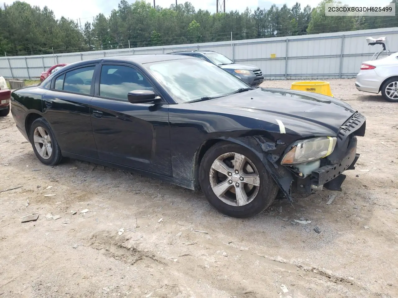 2013 Dodge Charger Se VIN: 2C3CDXBG3DH625499 Lot: 56881555
