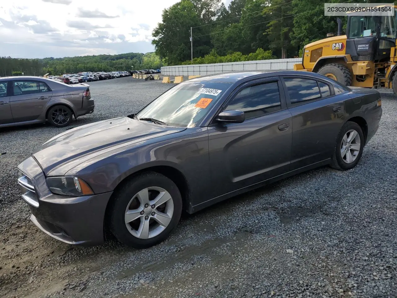 2013 Dodge Charger Se VIN: 2C3CDXBG9DH554504 Lot: 57104975