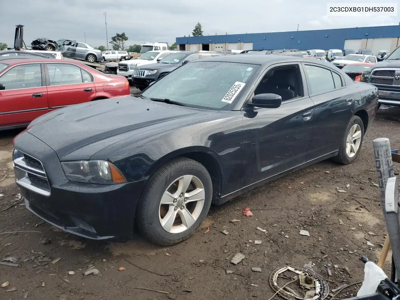 2013 Dodge Charger Se VIN: 2C3CDXBG1DH537003 Lot: 62025255