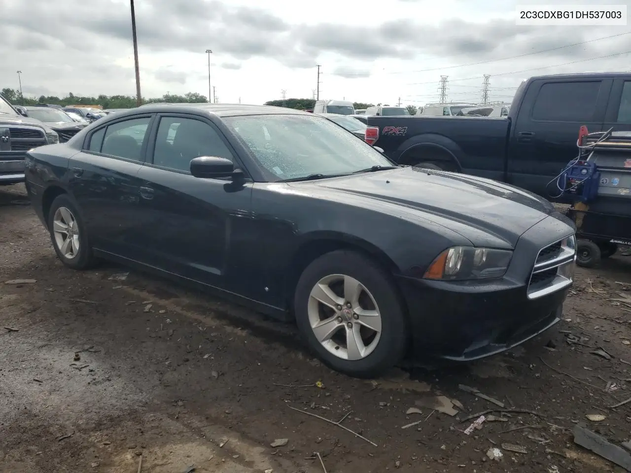 2013 Dodge Charger Se VIN: 2C3CDXBG1DH537003 Lot: 62025255
