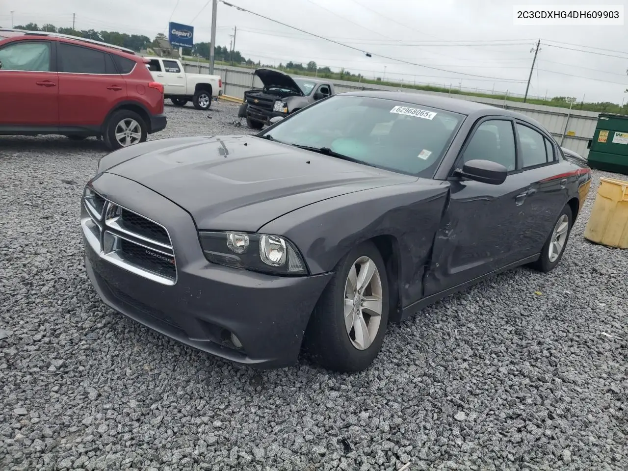 2013 Dodge Charger Sxt VIN: 2C3CDXHG4DH609903 Lot: 62968065