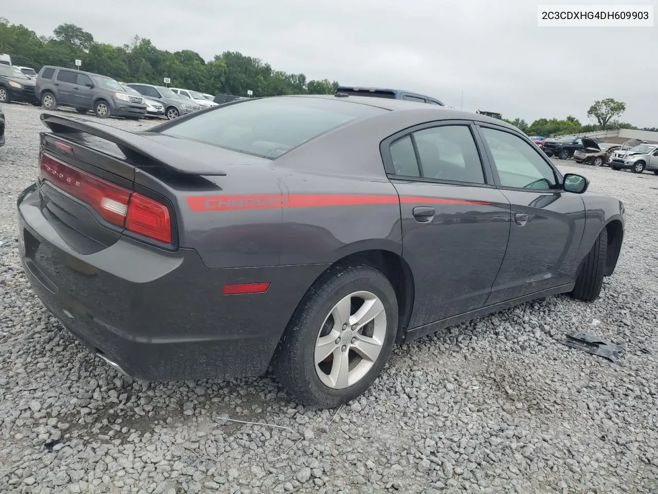 2013 Dodge Charger Sxt VIN: 2C3CDXHG4DH609903 Lot: 62968065