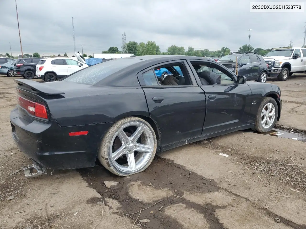 2013 Dodge Charger Sxt VIN: 2C3CDXJG2DH528778 Lot: 63219505