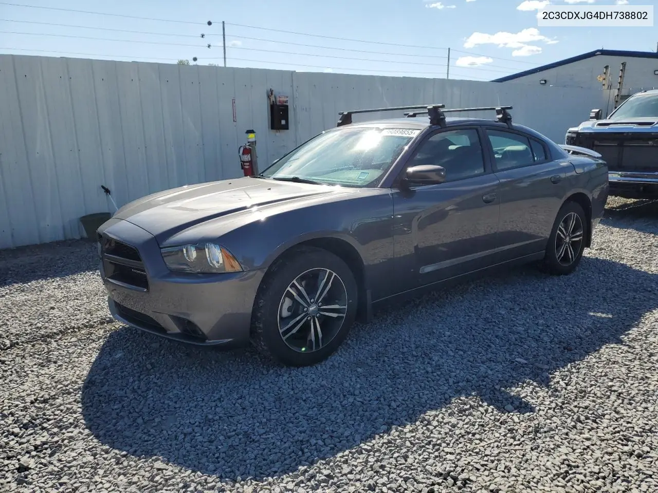 2013 Dodge Charger Sxt VIN: 2C3CDXJG4DH738802 Lot: 66089855