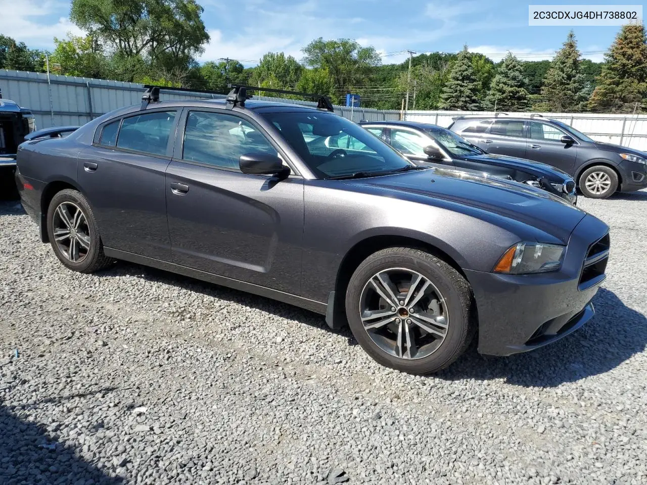 2013 Dodge Charger Sxt VIN: 2C3CDXJG4DH738802 Lot: 66089855