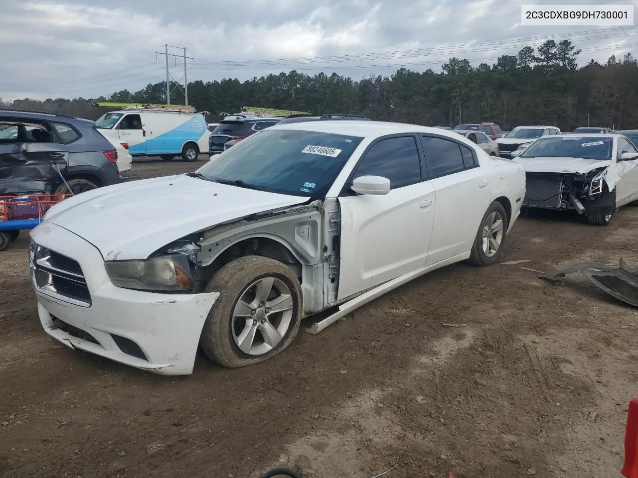 2013 Dodge Charger Se VIN: 2C3CDXBG9DH730001 Lot: 88246605