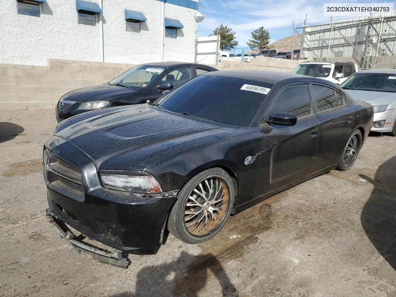 2014 Dodge Charger Police VIN: 2C3CDXAT1EH340753 Lot: 46898395
