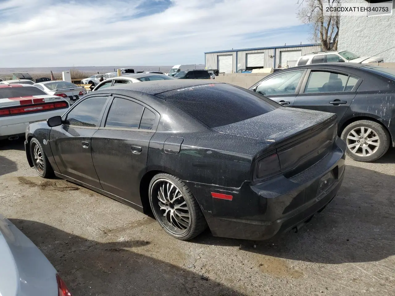 2014 Dodge Charger Police VIN: 2C3CDXAT1EH340753 Lot: 46898395