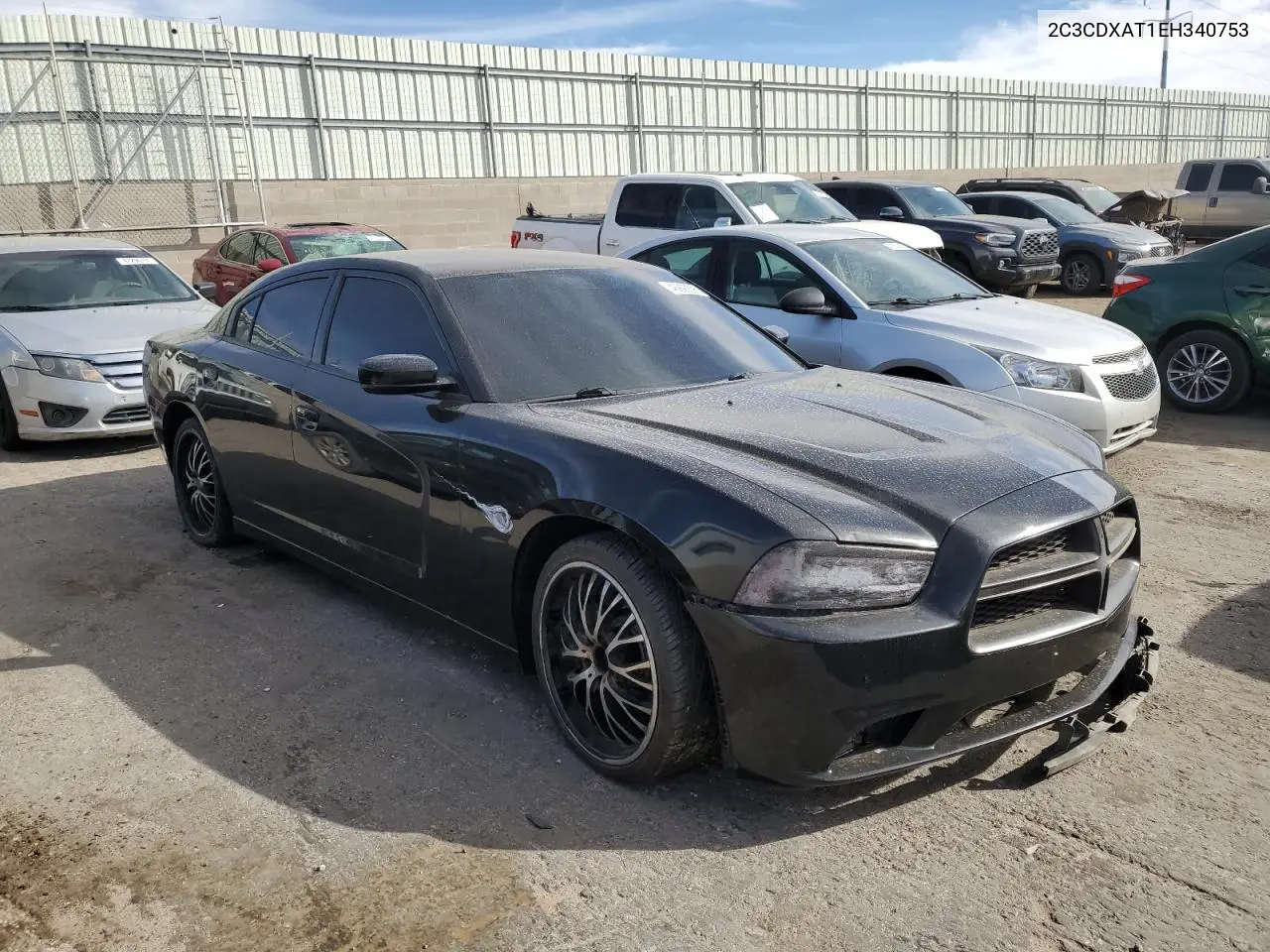 2014 Dodge Charger Police VIN: 2C3CDXAT1EH340753 Lot: 46898395