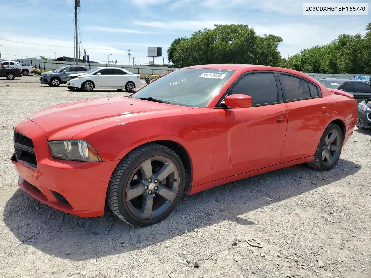 2014 Dodge Charger Sxt VIN: 2C3CDXHG1EH165770 Lot: 56203455