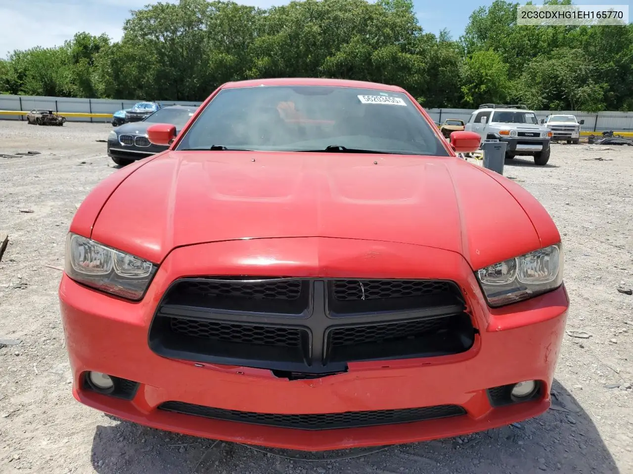 2014 Dodge Charger Sxt VIN: 2C3CDXHG1EH165770 Lot: 56203455