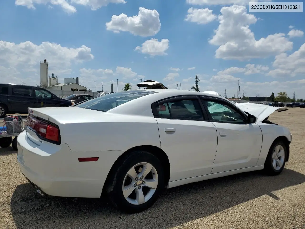 2014 Dodge Charger Sxt VIN: 2C3CDXHG5EH312821 Lot: 57067505