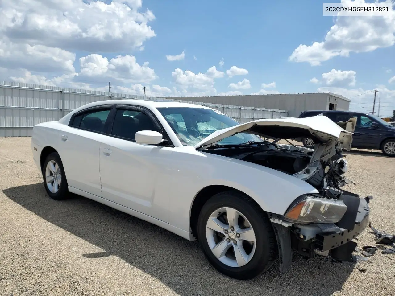 2014 Dodge Charger Sxt VIN: 2C3CDXHG5EH312821 Lot: 57067505