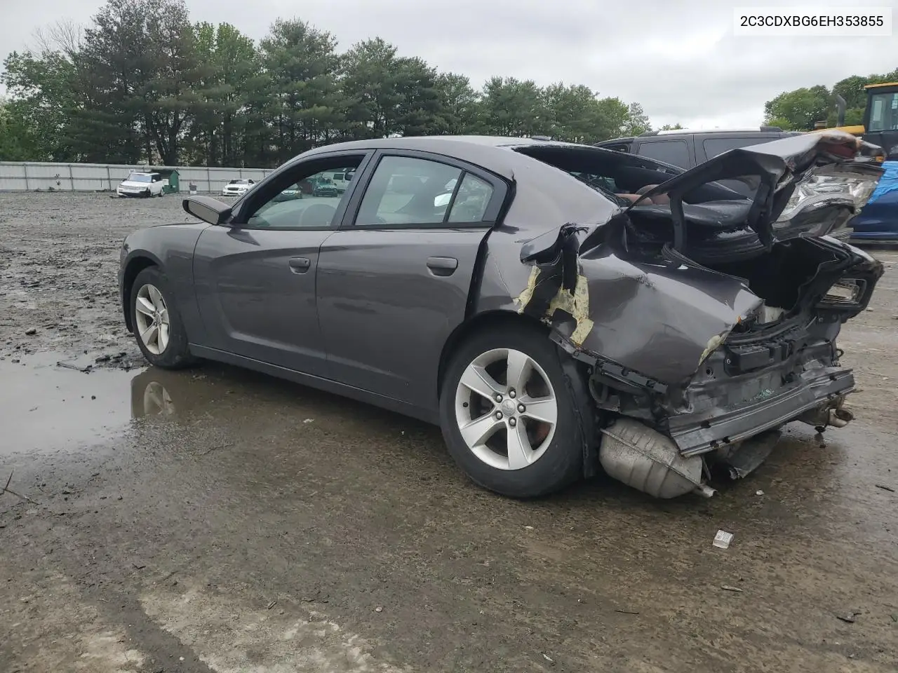2014 Dodge Charger Se VIN: 2C3CDXBG6EH353855 Lot: 58587245