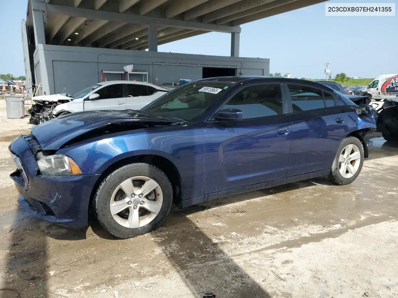 2014 Dodge Charger Se VIN: 2C3CDXBG7EH241355 Lot: 59913865