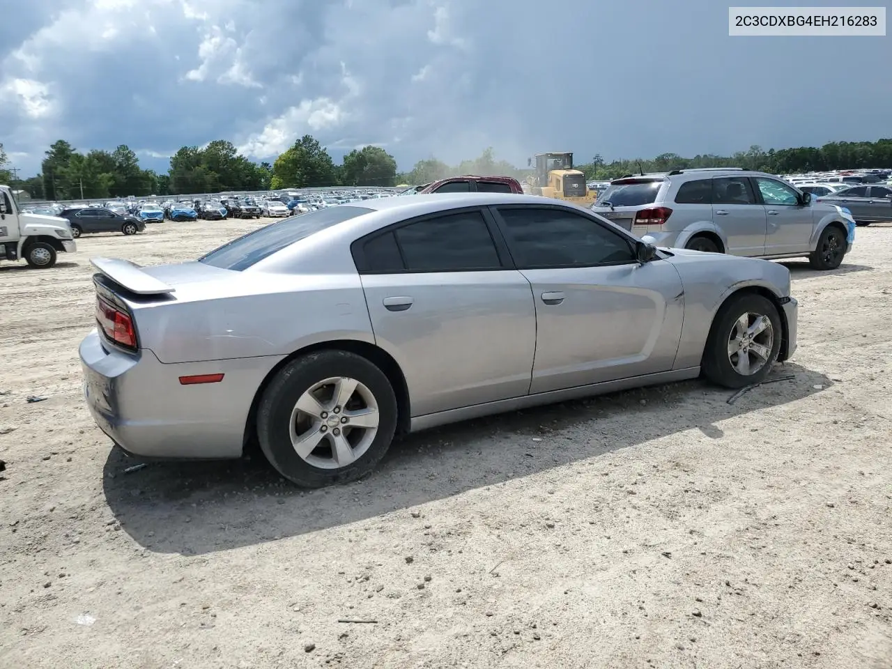 2014 Dodge Charger Se VIN: 2C3CDXBG4EH216283 Lot: 60886075