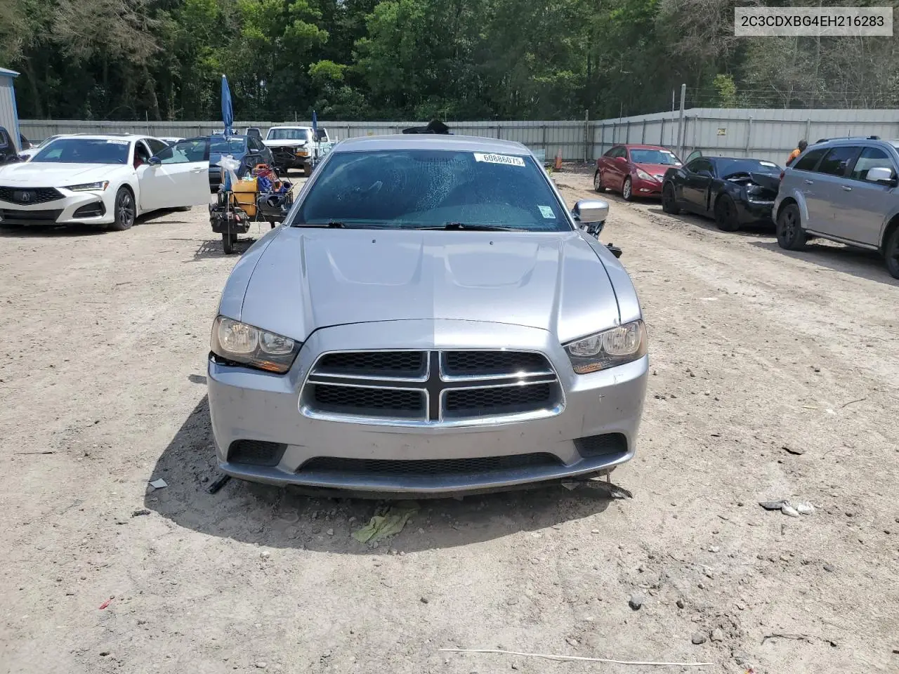 2014 Dodge Charger Se VIN: 2C3CDXBG4EH216283 Lot: 60886075