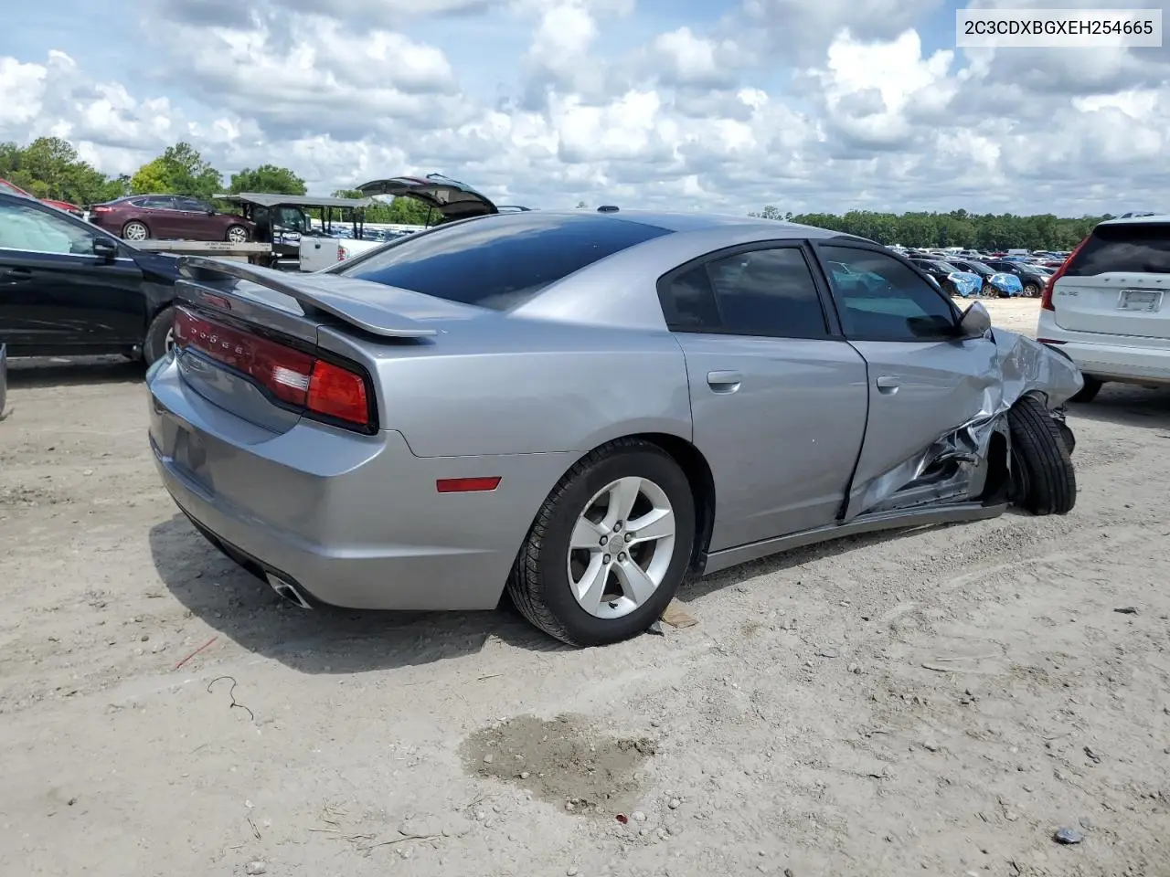 2014 Dodge Charger Se VIN: 2C3CDXBGXEH254665 Lot: 62185515