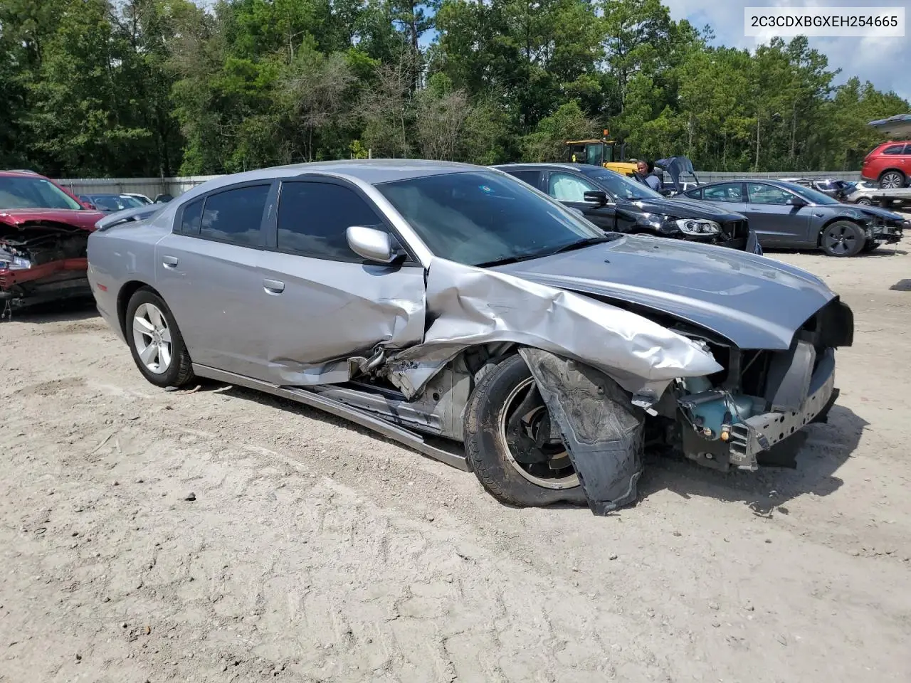 2014 Dodge Charger Se VIN: 2C3CDXBGXEH254665 Lot: 62185515