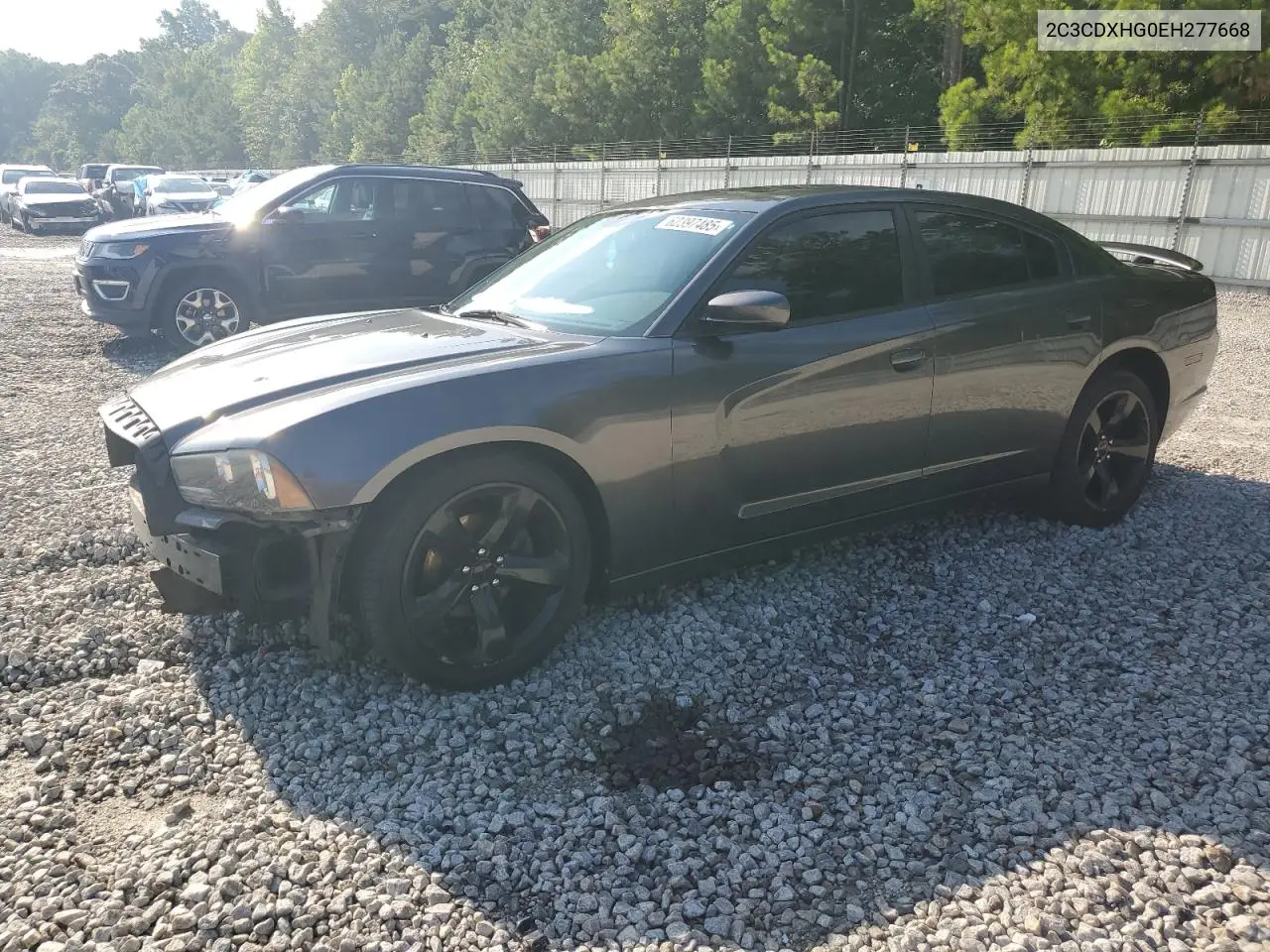 2014 Dodge Charger Sxt VIN: 2C3CDXHG0EH277668 Lot: 62397485