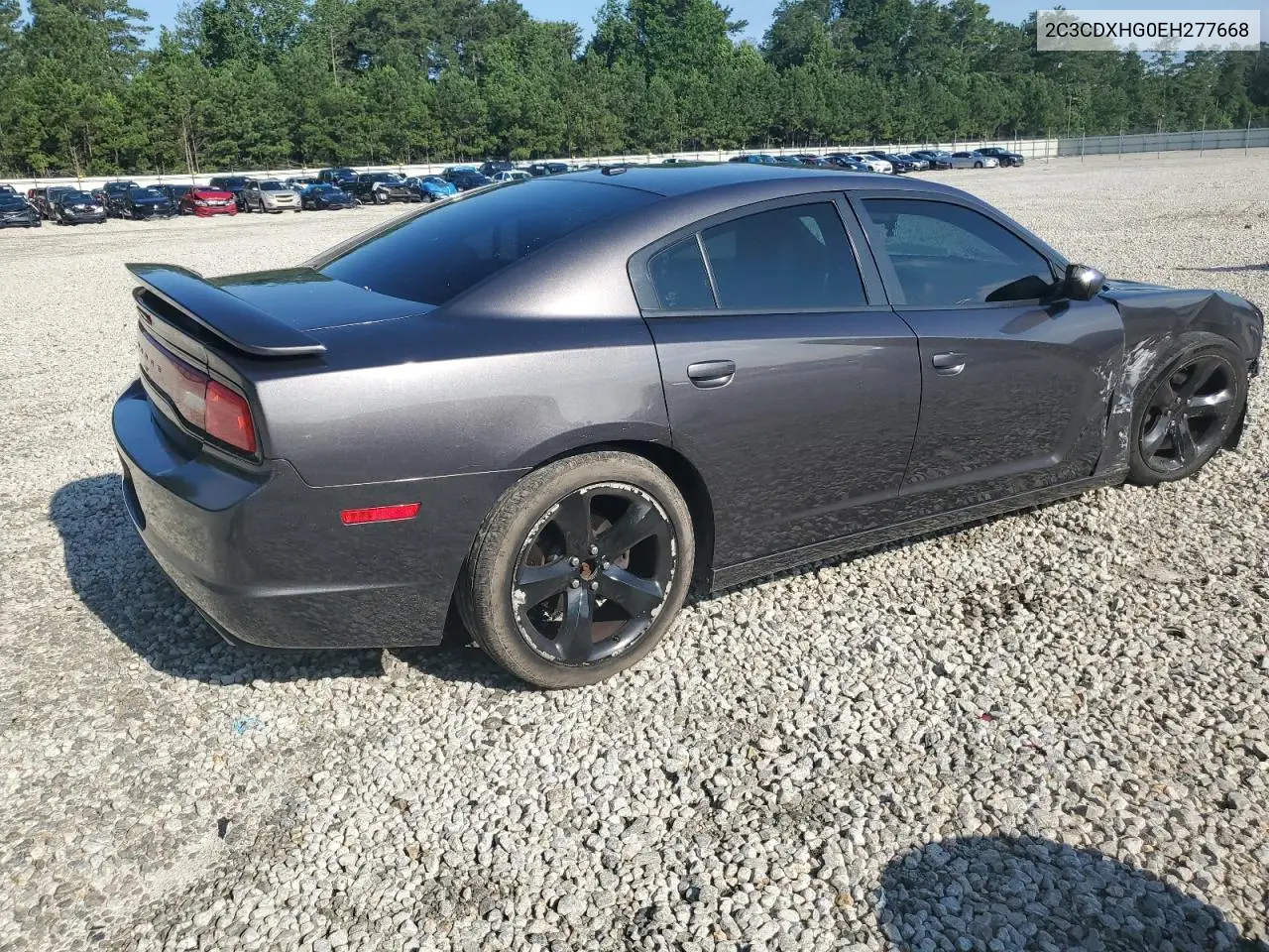 2014 Dodge Charger Sxt VIN: 2C3CDXHG0EH277668 Lot: 62397485