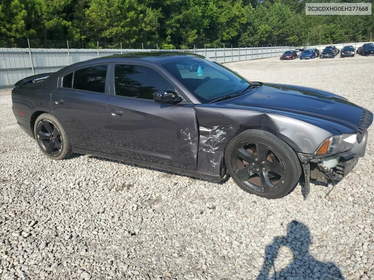 2014 Dodge Charger Sxt VIN: 2C3CDXHG0EH277668 Lot: 62397485