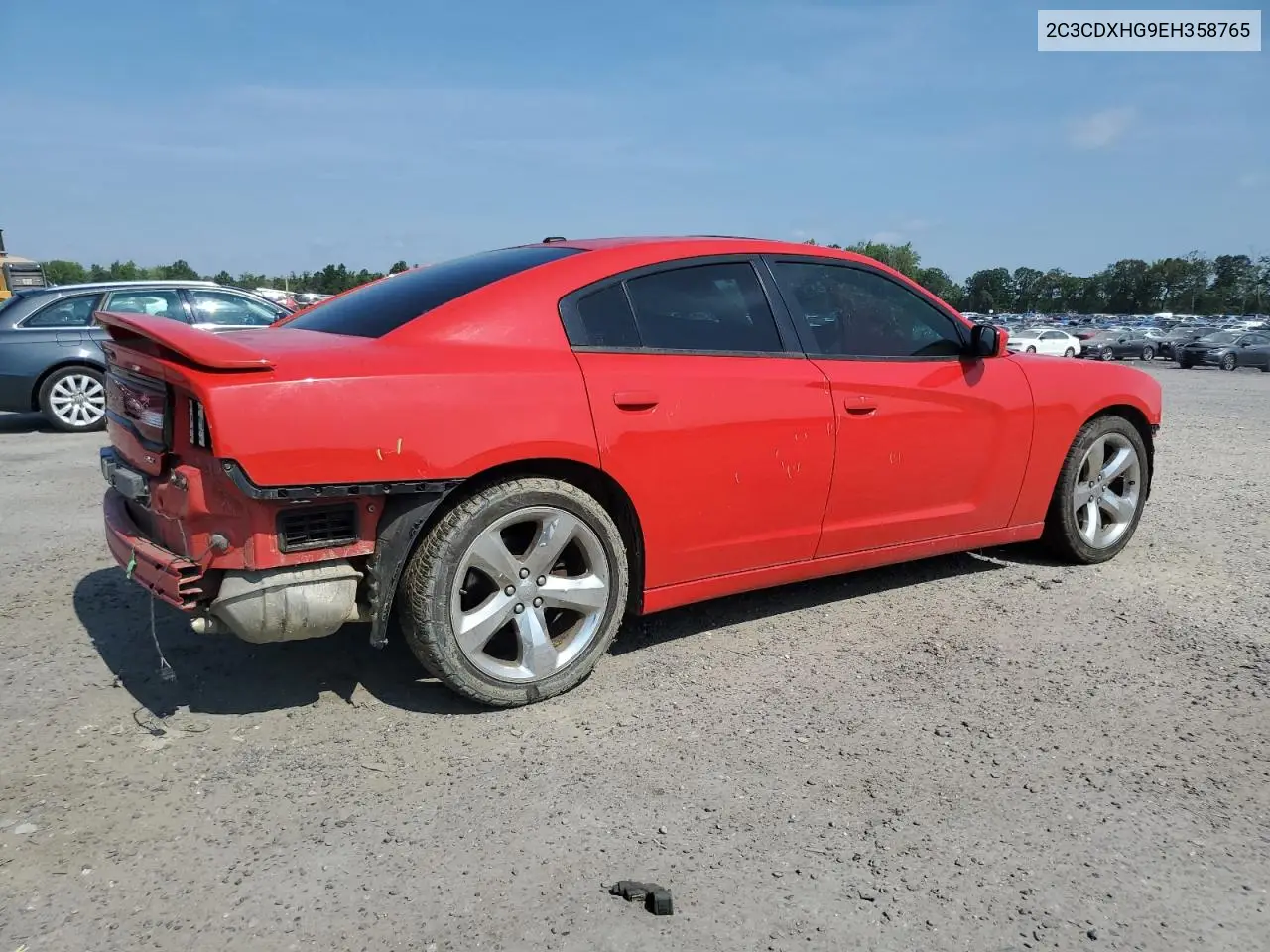 2014 Dodge Charger Sxt VIN: 2C3CDXHG9EH358765 Lot: 62535235
