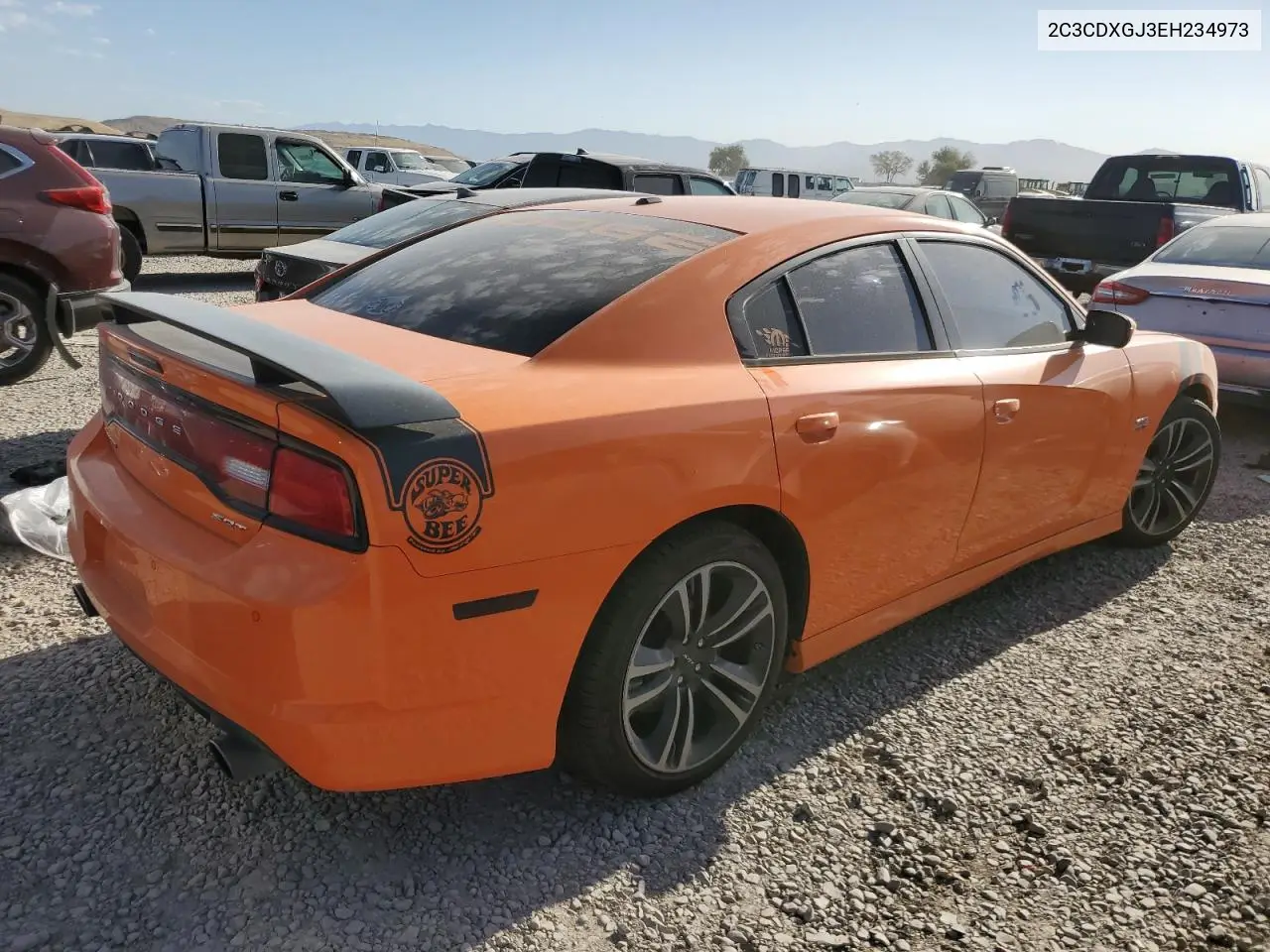2014 Dodge Charger Super Bee VIN: 2C3CDXGJ3EH234973 Lot: 65819565