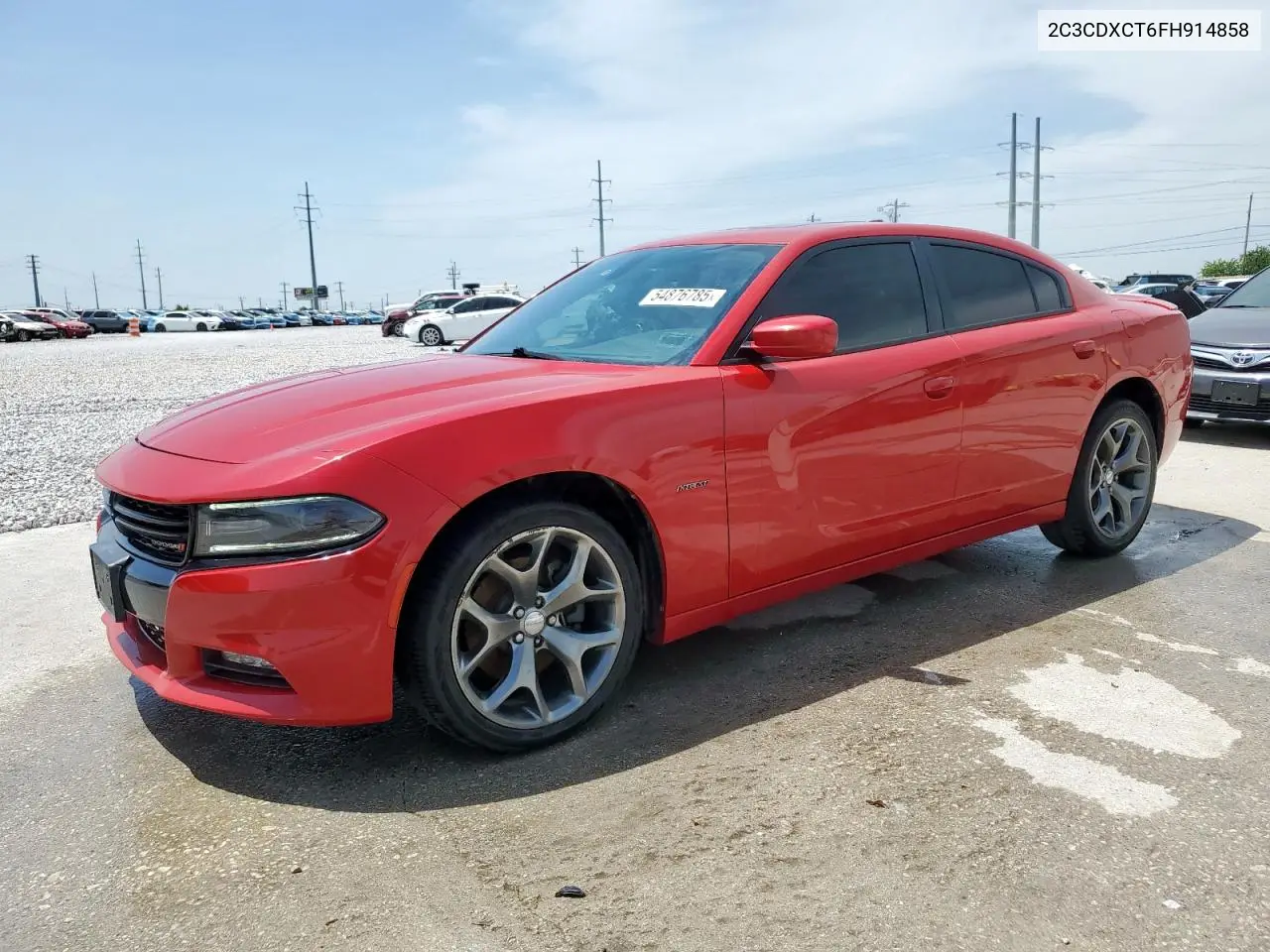 2015 Dodge Charger R/T VIN: 2C3CDXCT6FH914858 Lot: 54876785