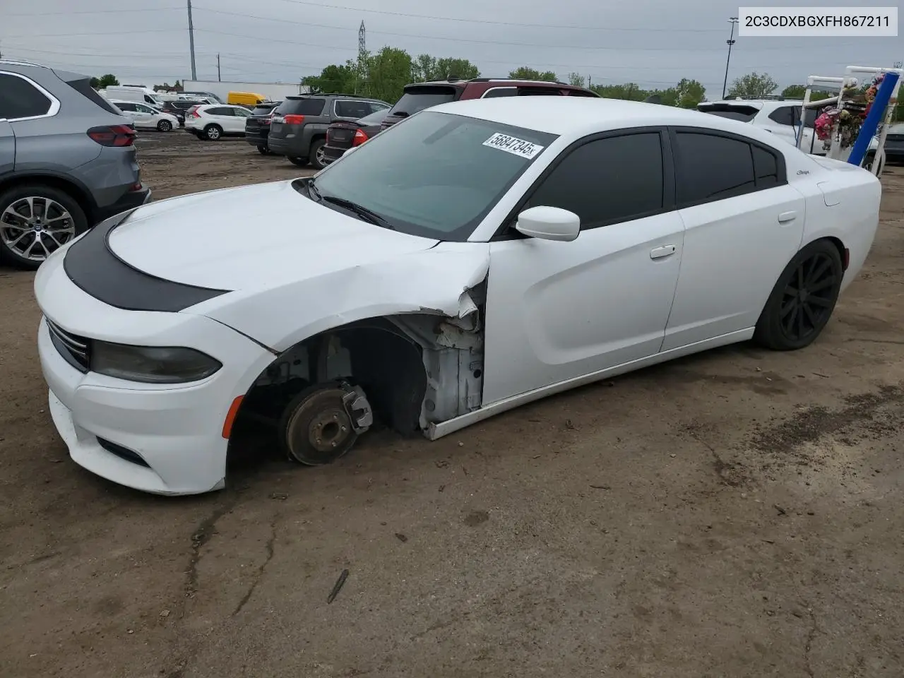 2015 Dodge Charger Se VIN: 2C3CDXBGXFH867211 Lot: 56847345
