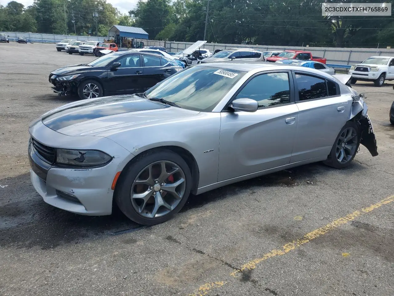 2015 Dodge Charger R/T VIN: 2C3CDXCTXFH765869 Lot: 58900495