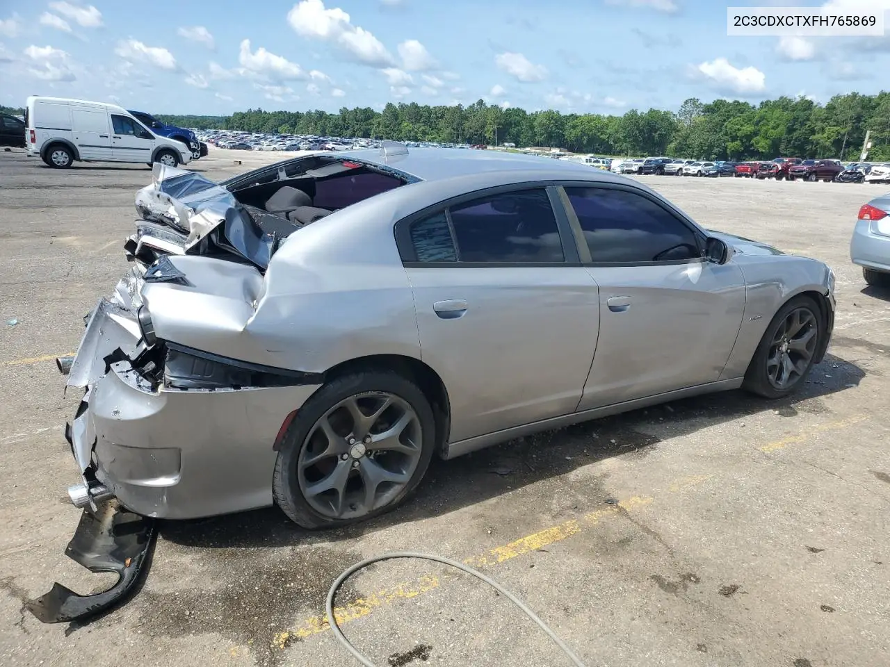 2015 Dodge Charger R/T VIN: 2C3CDXCTXFH765869 Lot: 58900495