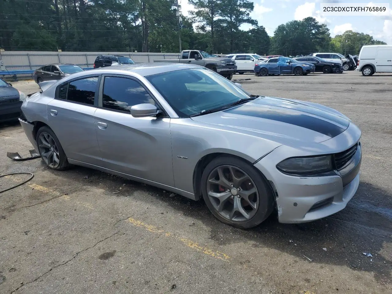 2015 Dodge Charger R/T VIN: 2C3CDXCTXFH765869 Lot: 58900495