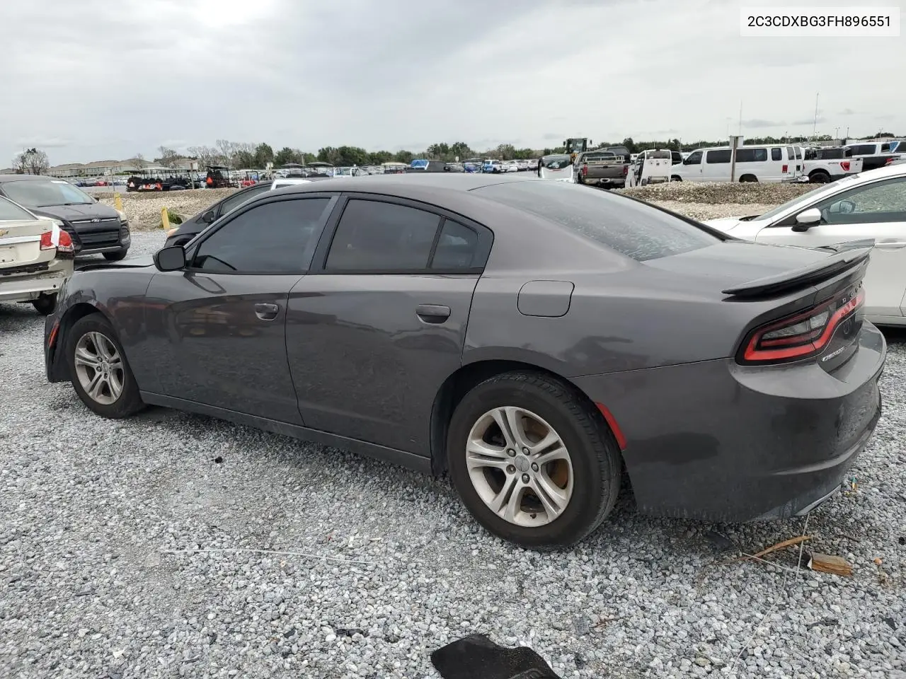 2015 Dodge Charger Se VIN: 2C3CDXBG3FH896551 Lot: 62546065