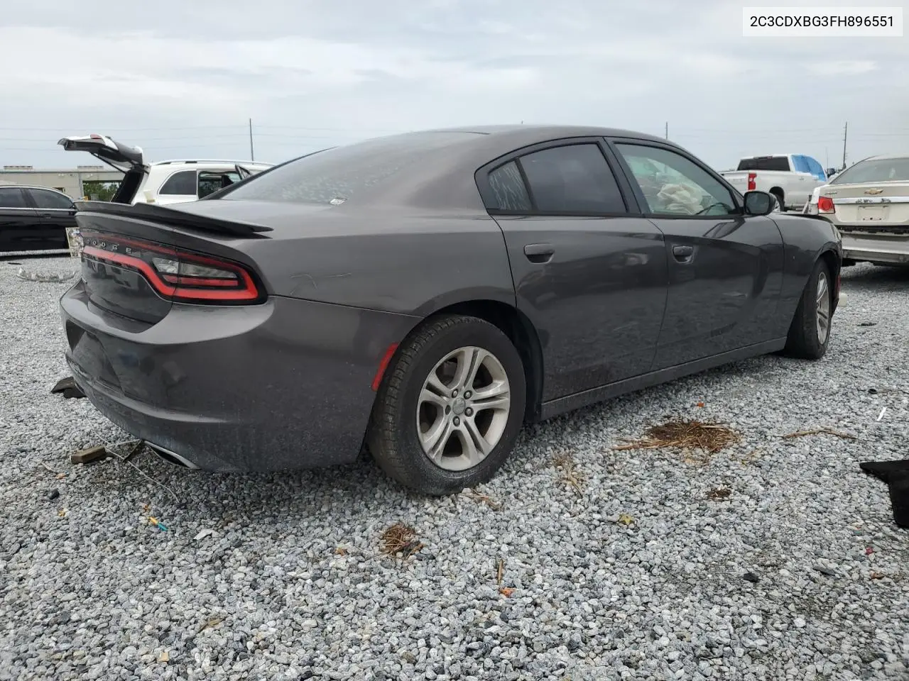 2015 Dodge Charger Se VIN: 2C3CDXBG3FH896551 Lot: 62546065