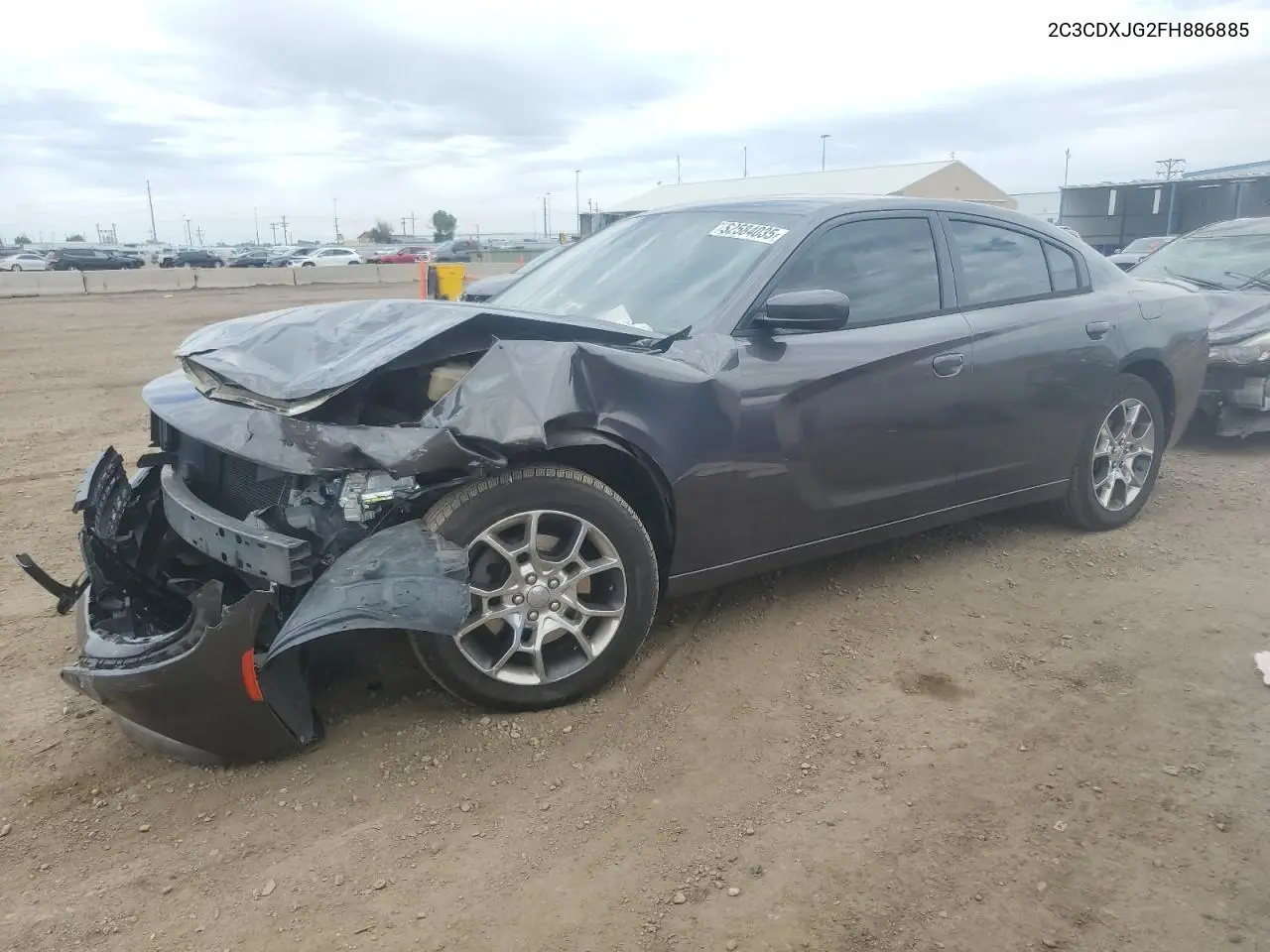 2015 Dodge Charger Sxt VIN: 2C3CDXJG2FH886885 Lot: 62584035