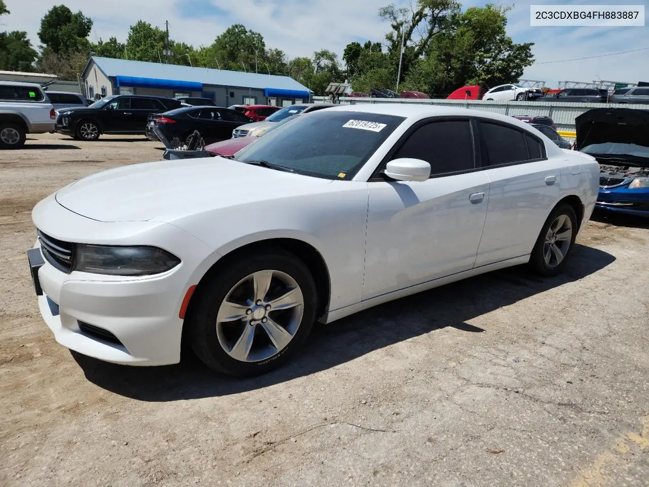 2015 Dodge Charger Se VIN: 2C3CDXBG4FH883887 Lot: 62819725