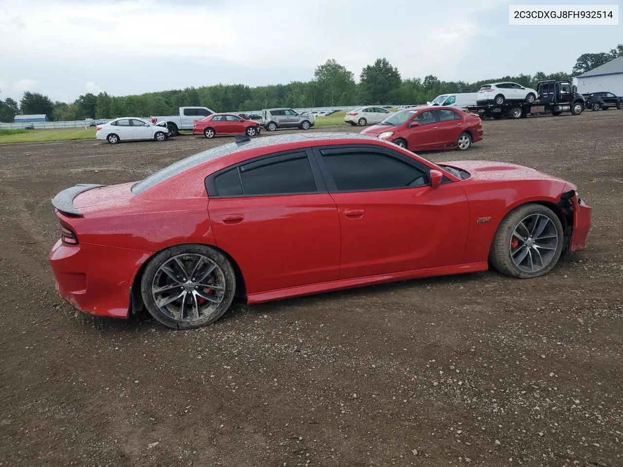 2015 Dodge Charger R/T Scat Pack VIN: 2C3CDXGJ8FH932514 Lot: 62933985