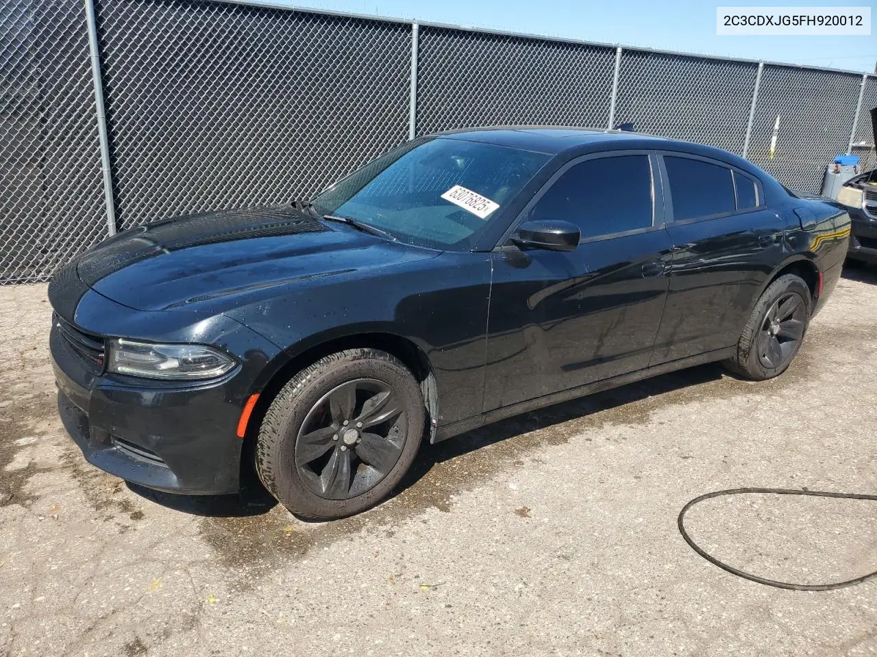 2015 Dodge Charger Sxt VIN: 2C3CDXJG5FH920012 Lot: 63076825