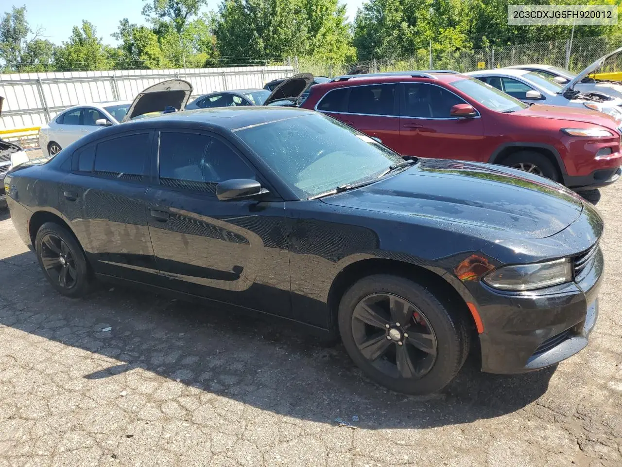 2015 Dodge Charger Sxt VIN: 2C3CDXJG5FH920012 Lot: 63076825