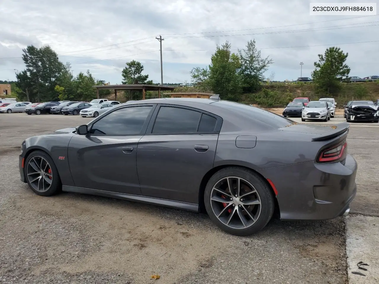 2015 Dodge Charger R/T Scat Pack VIN: 2C3CDXGJ9FH884618 Lot: 63185555